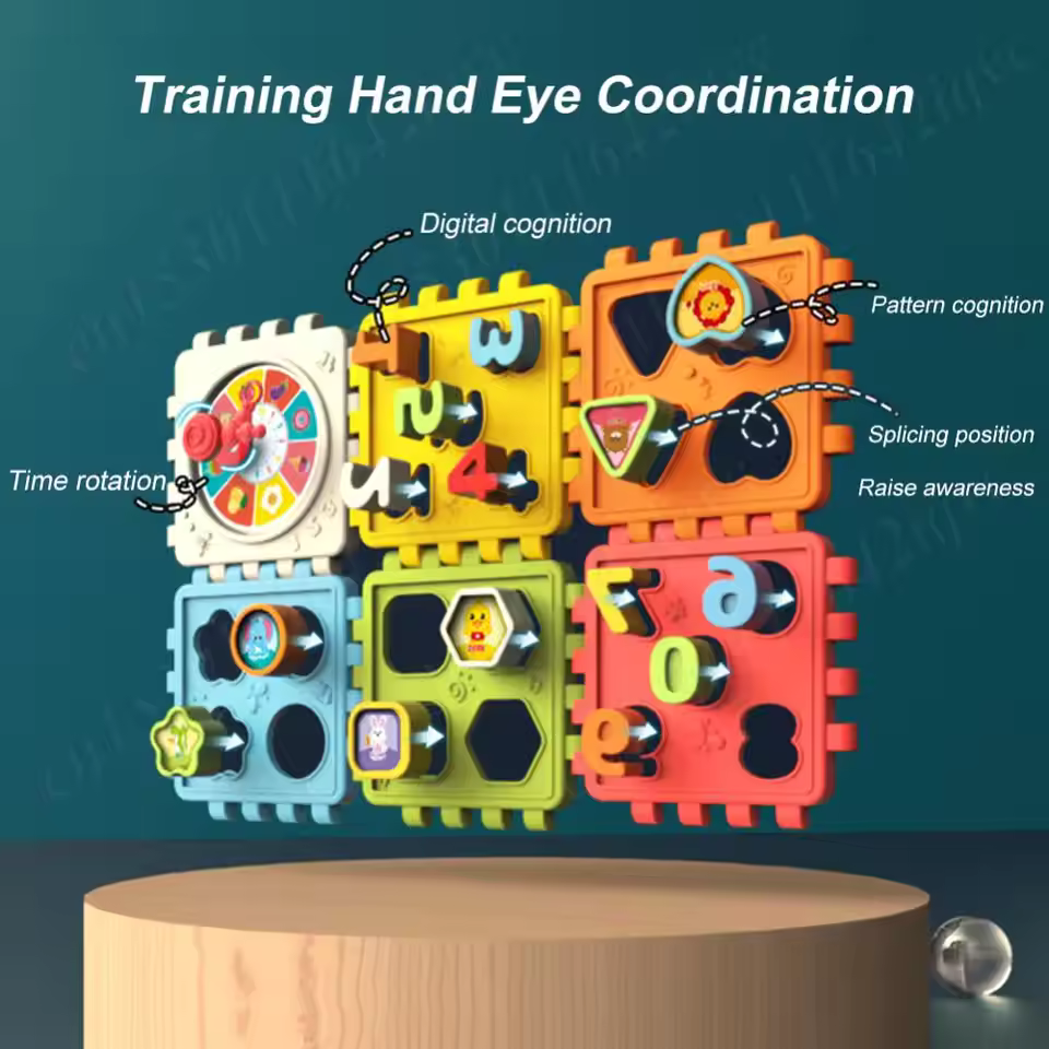 Toddler Activity Cube Sorting Toy