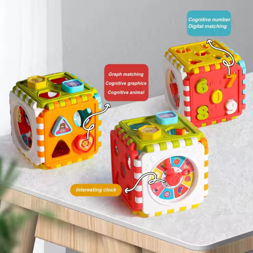 Toddler Activity Cube Sorting Toy