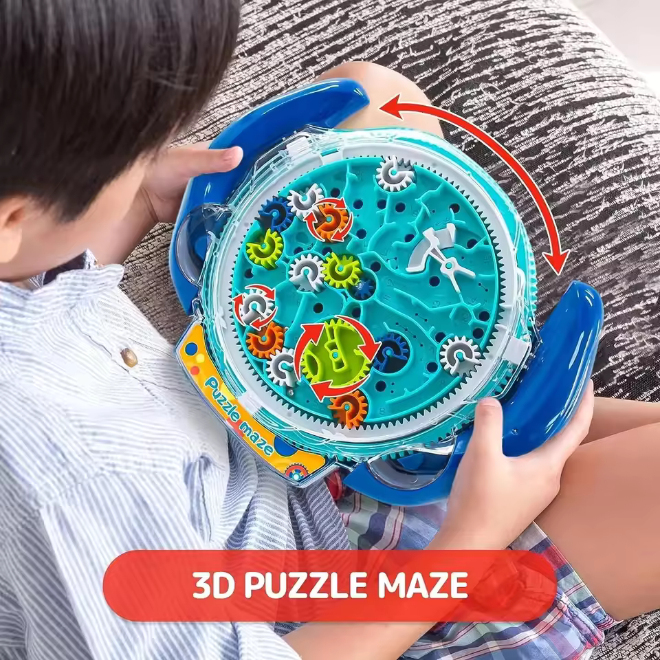 3D Gear Maze Puzzle Toy