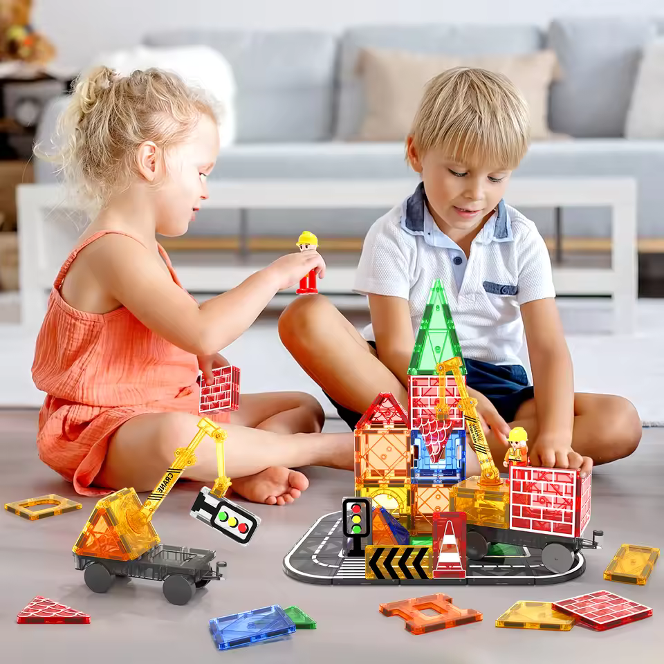 Magnetic Tiles Road Set for Kids