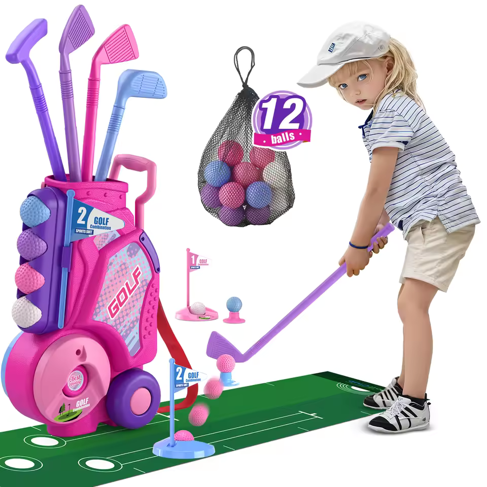 Toddler Golf Set with Clubs & Balls