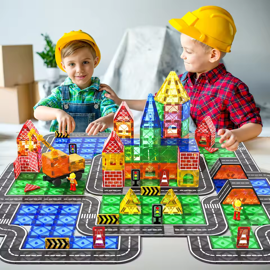 Magnetic Tiles Road Set for Kids