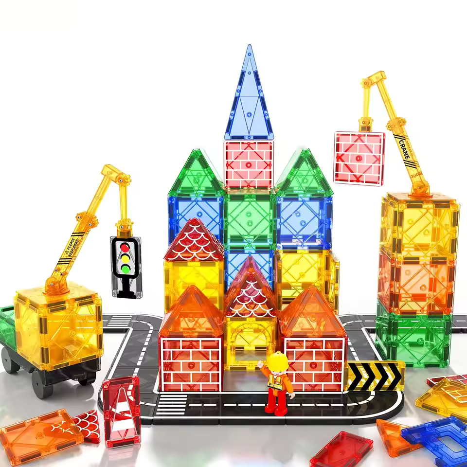 Magnetic Tiles Road Set for Kids